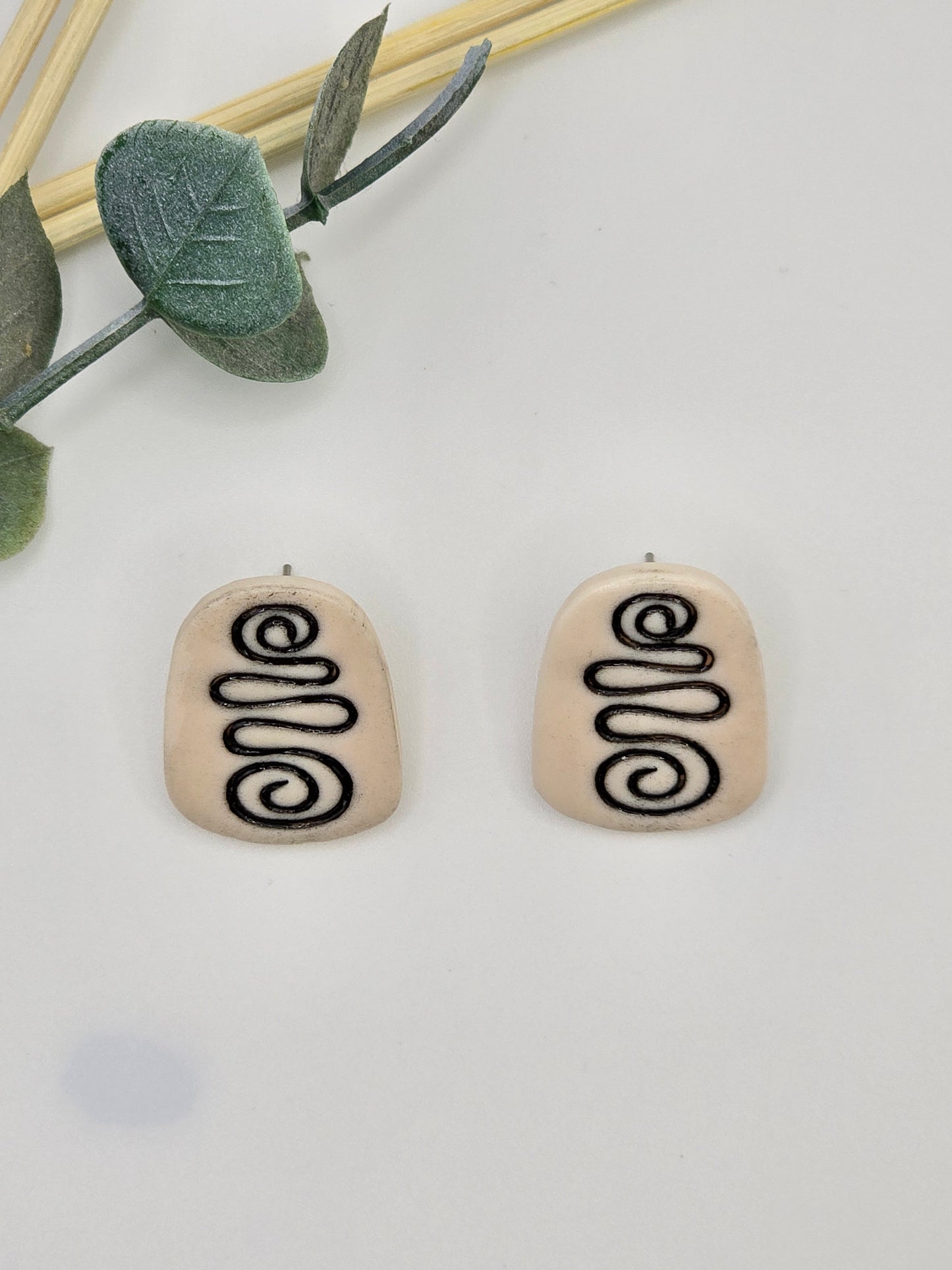 Yara - Tribal Collection Oval Stud Earrings (various colours)