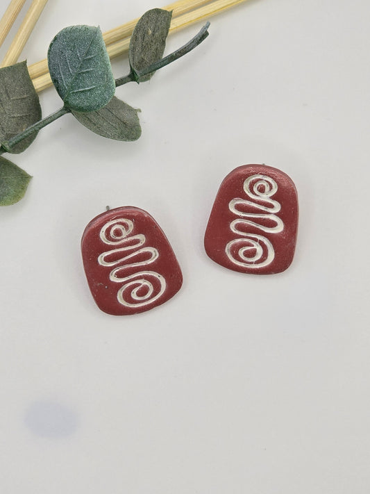 Yara - Tribal Collection Oval Stud Earrings (various colours)