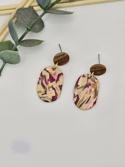 Marble - Earrings