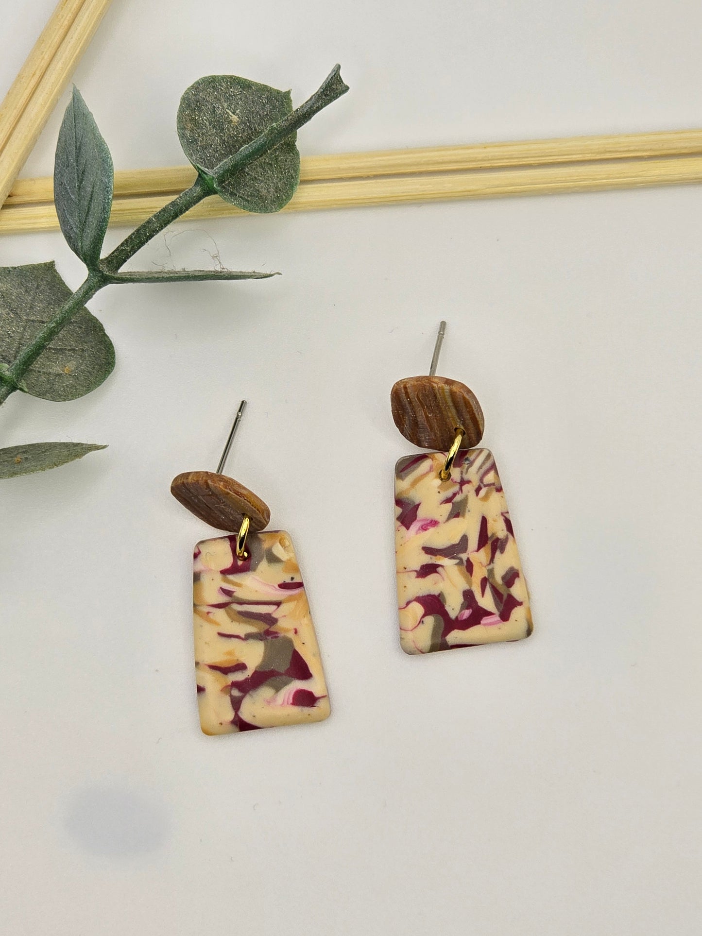 Marble - Earrings