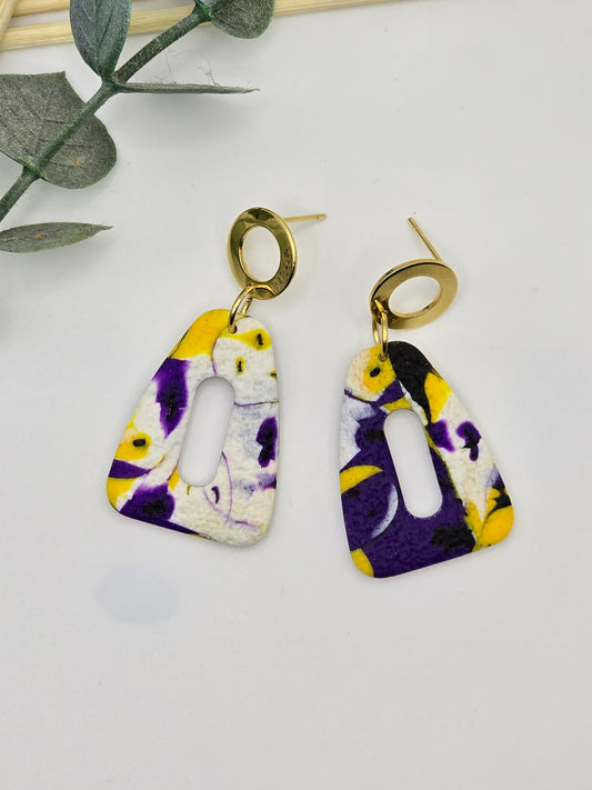Marble Drop Earrings