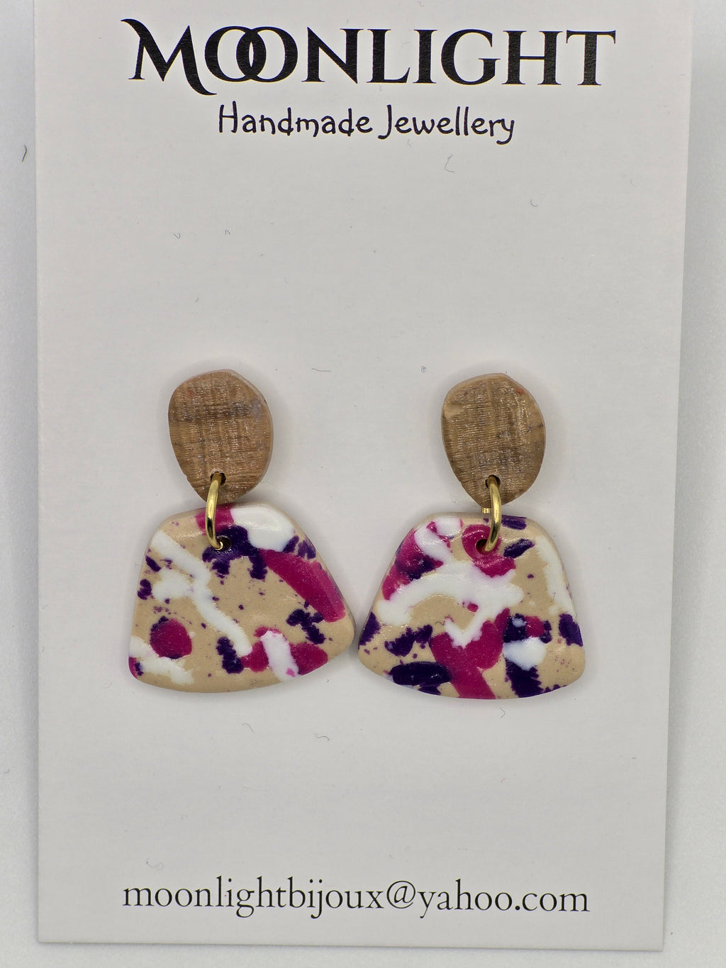 Multi Colour Earrings Pink