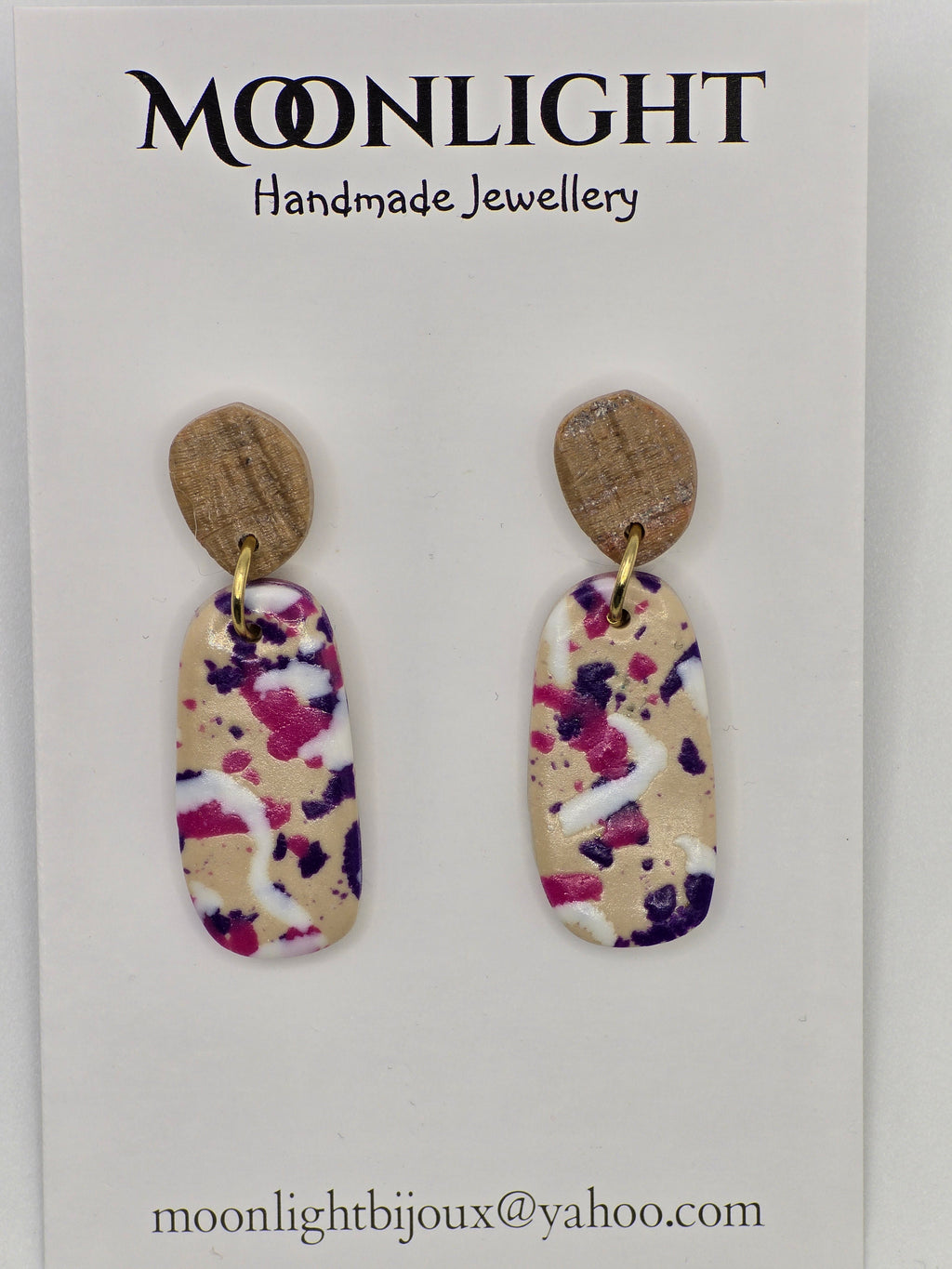 Multi Colour Earrings Pink