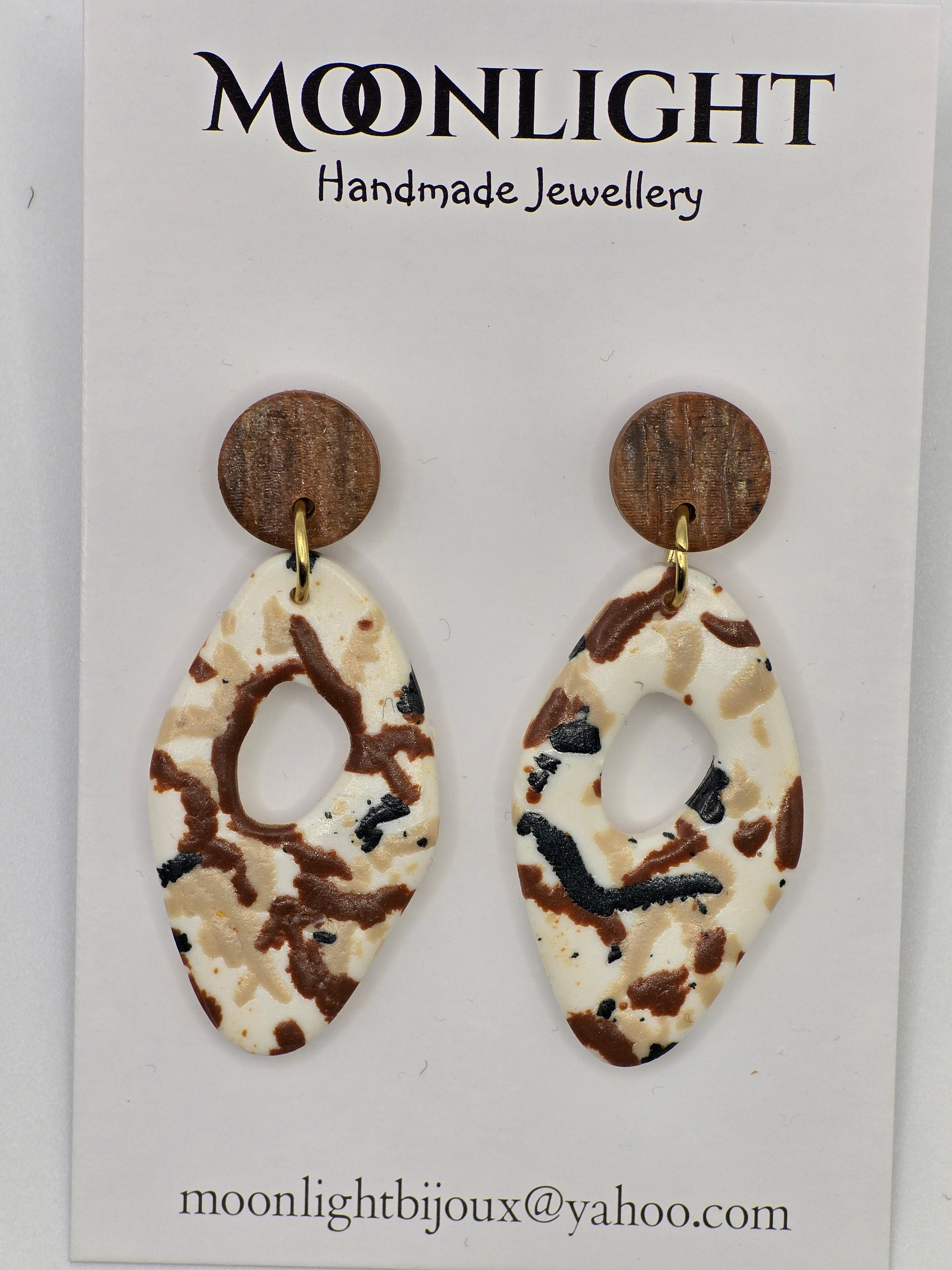 Multi Colour Earrings Caramel