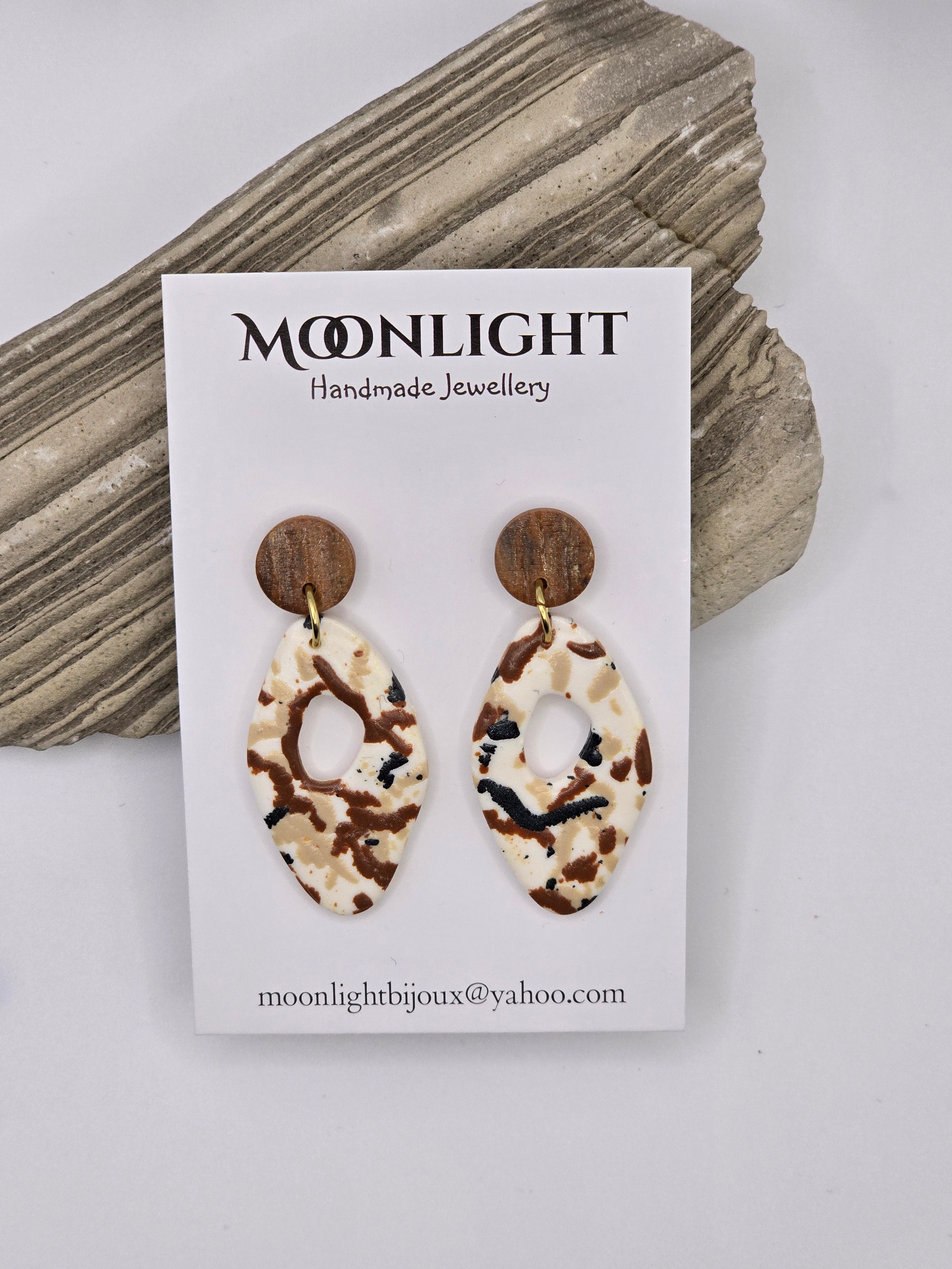 Multi Colour Earrings Caramel