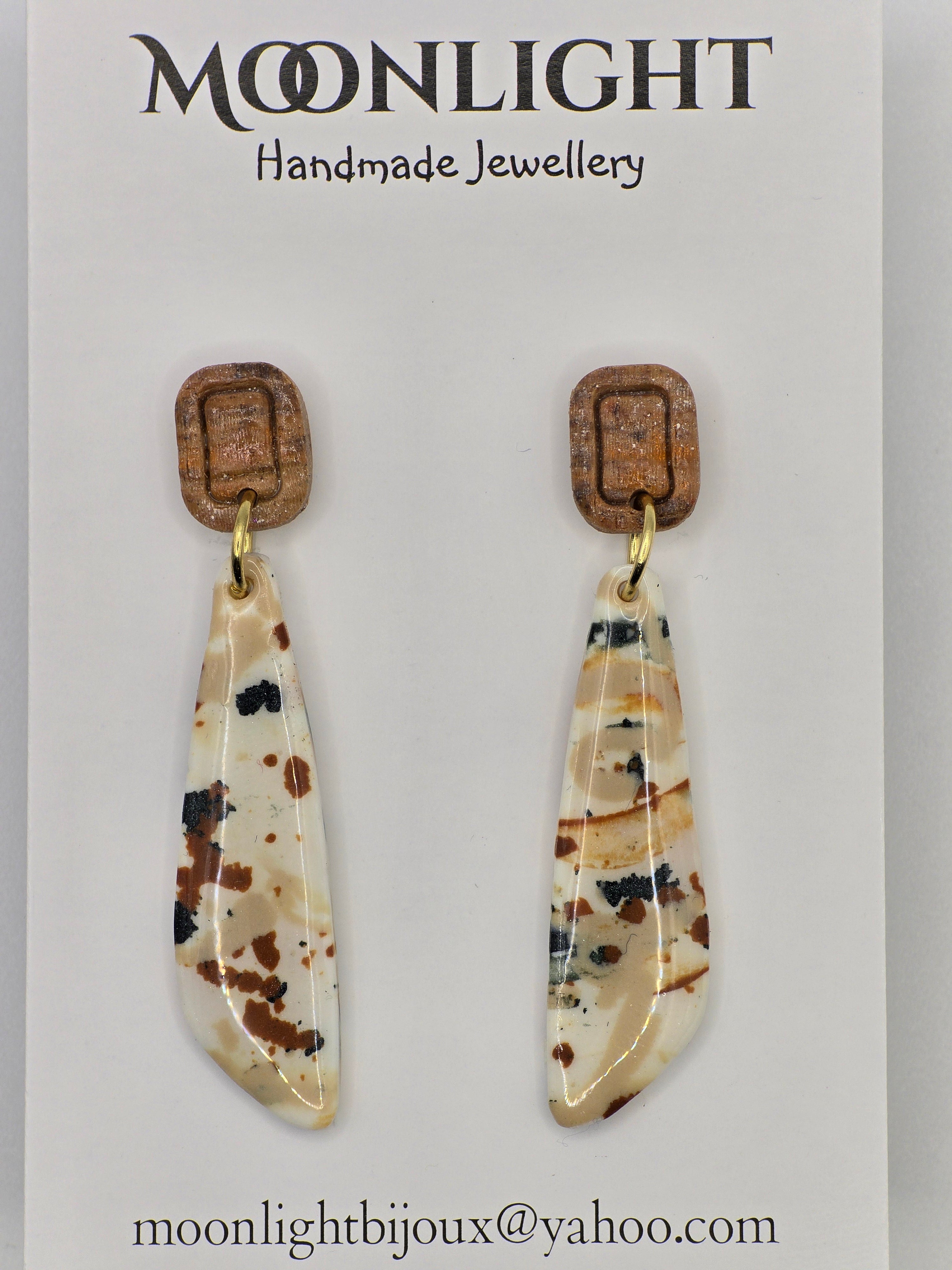 Multi Colour Earrings Caramel