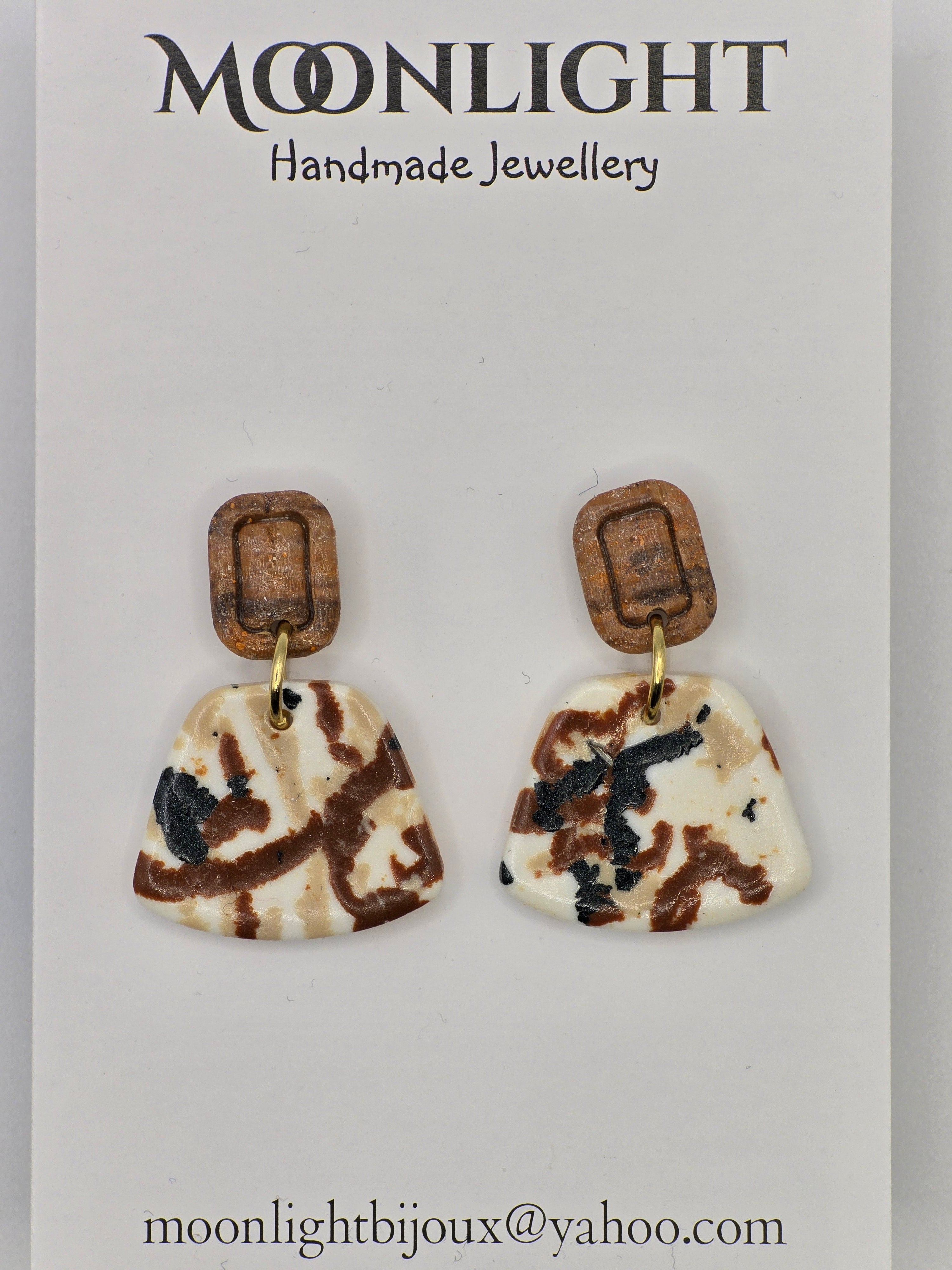 Multi Colour Earrings Caramel