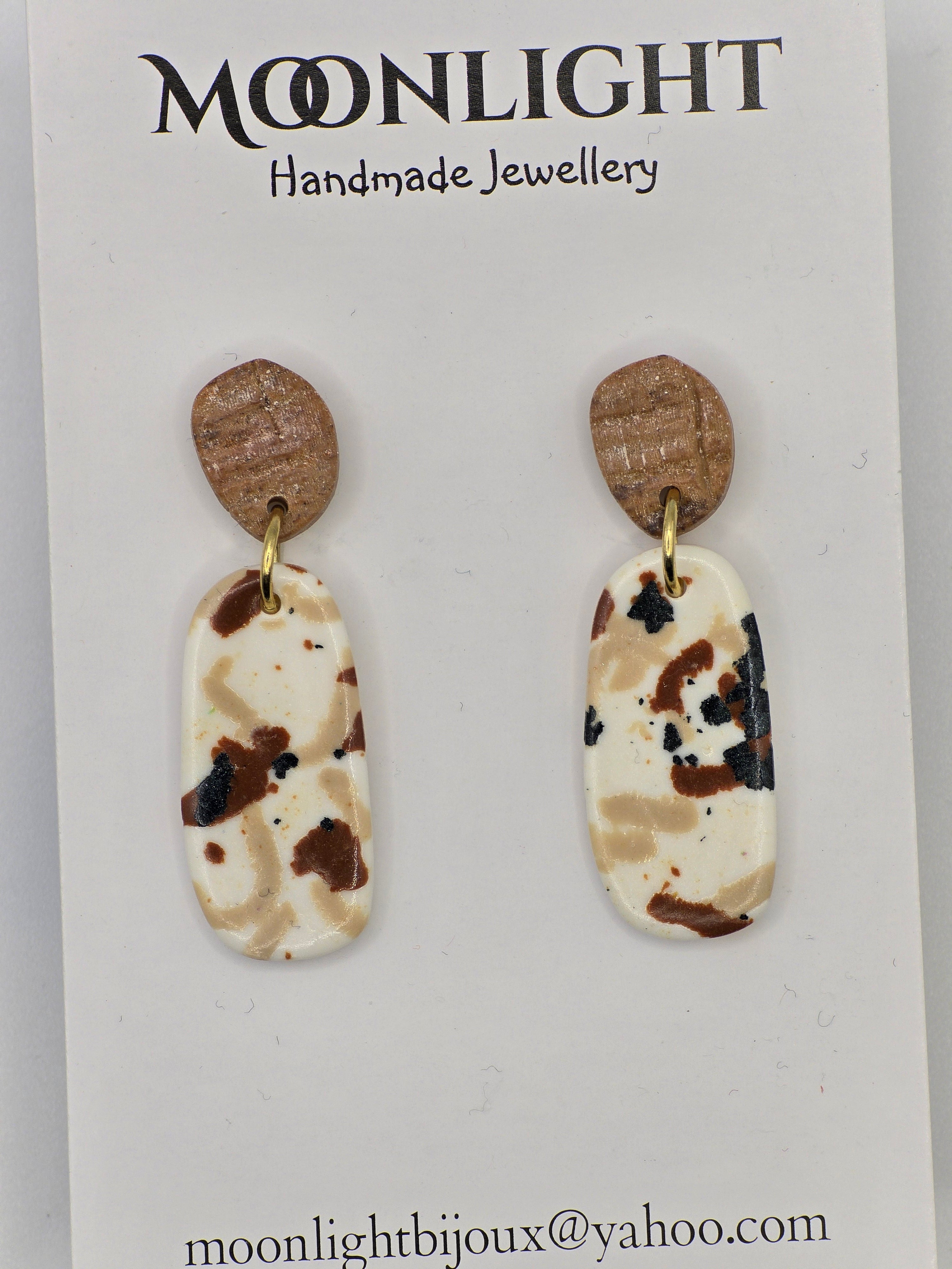 Multi Colour Earrings Caramel