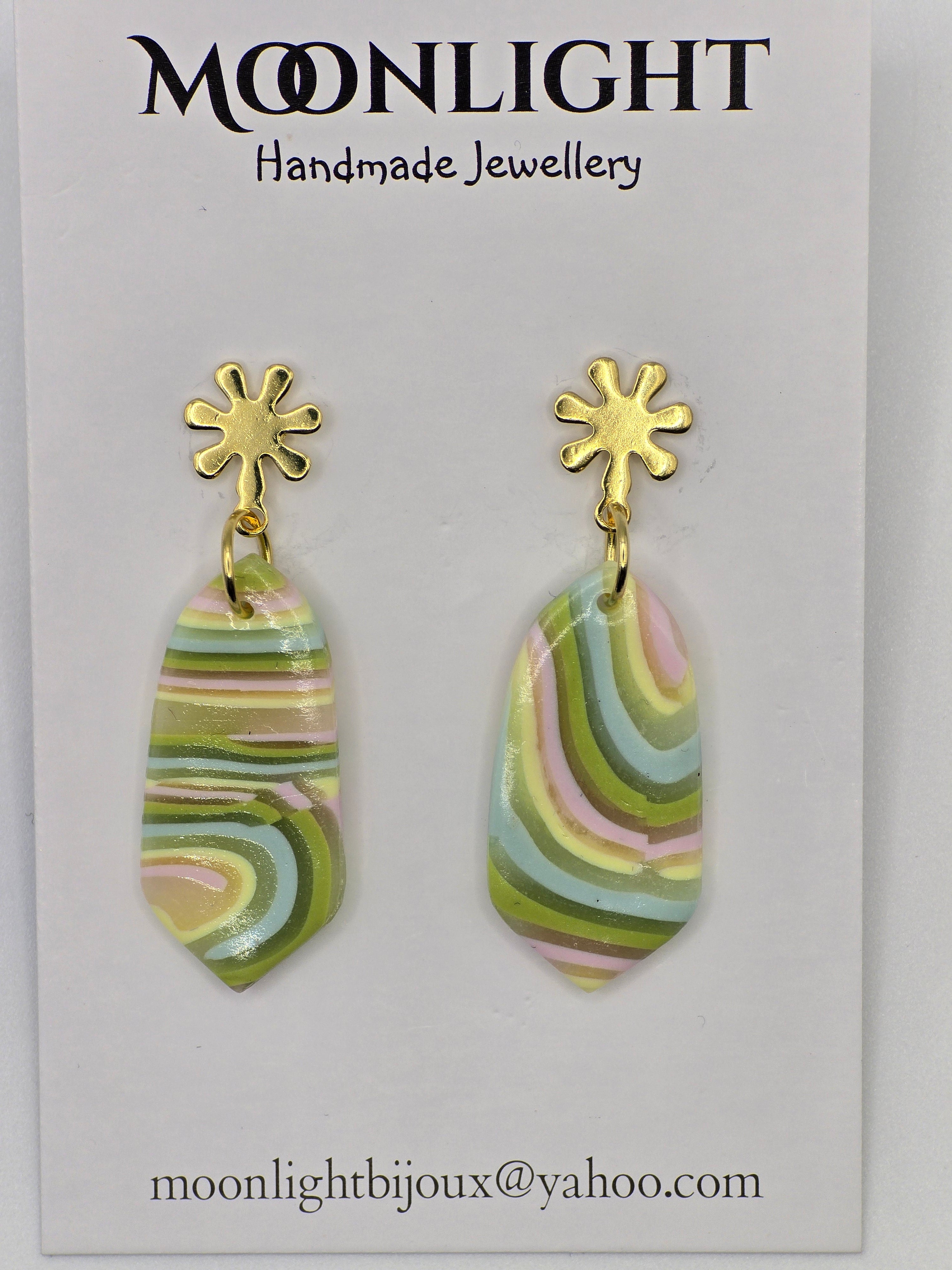Translucent Lines - Earrings