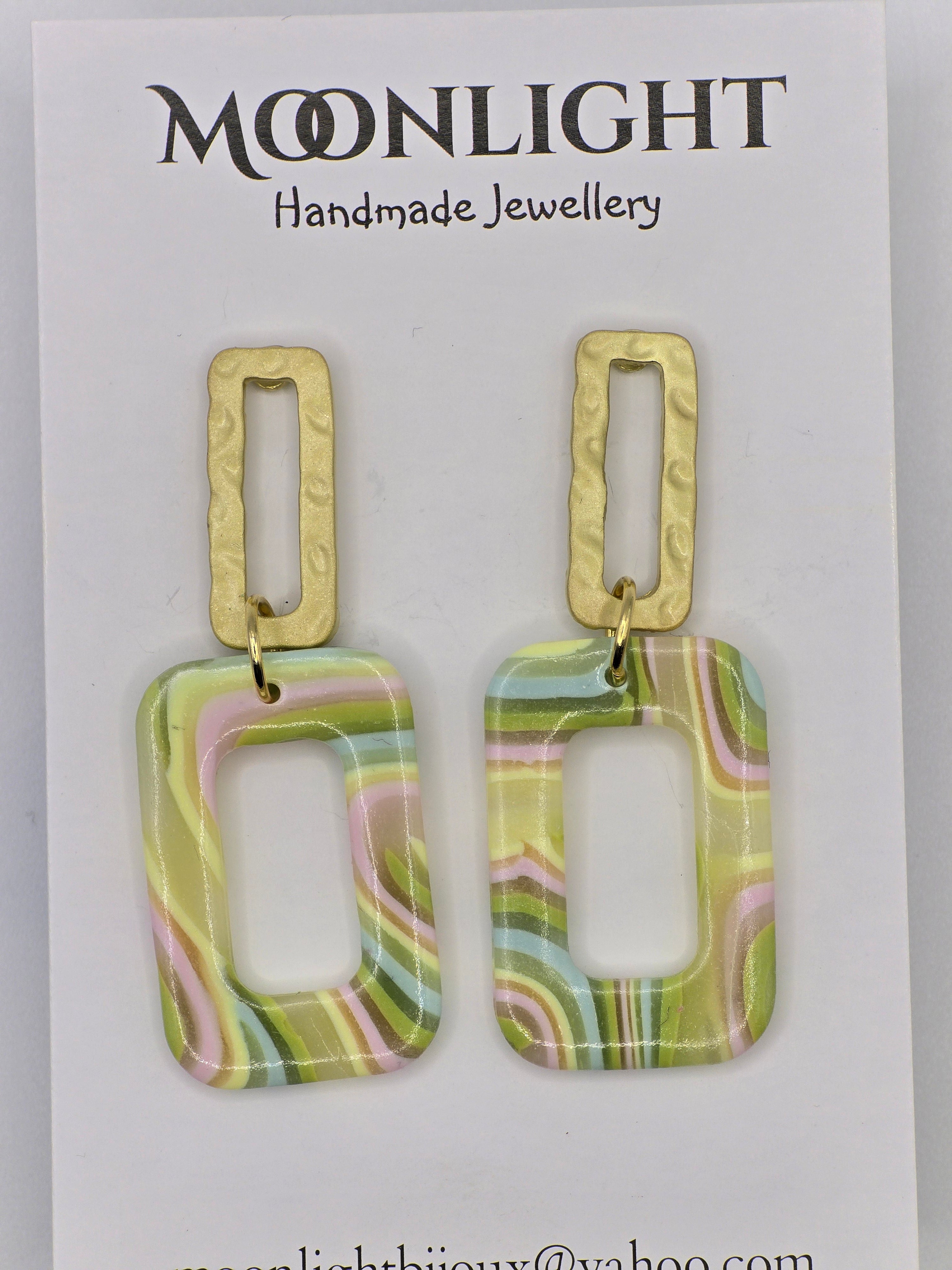 Translucent Lines - Earrings