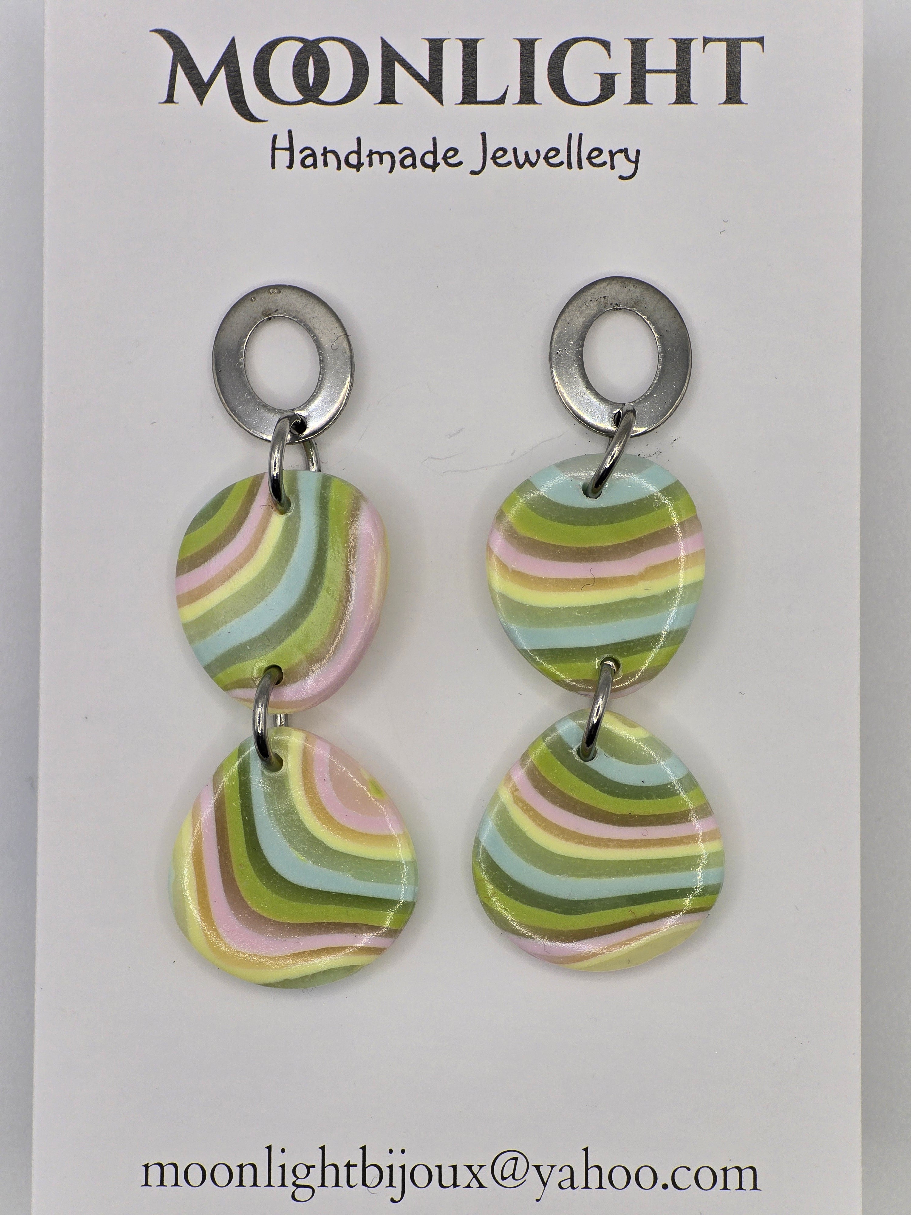Translucent Lines - Earrings