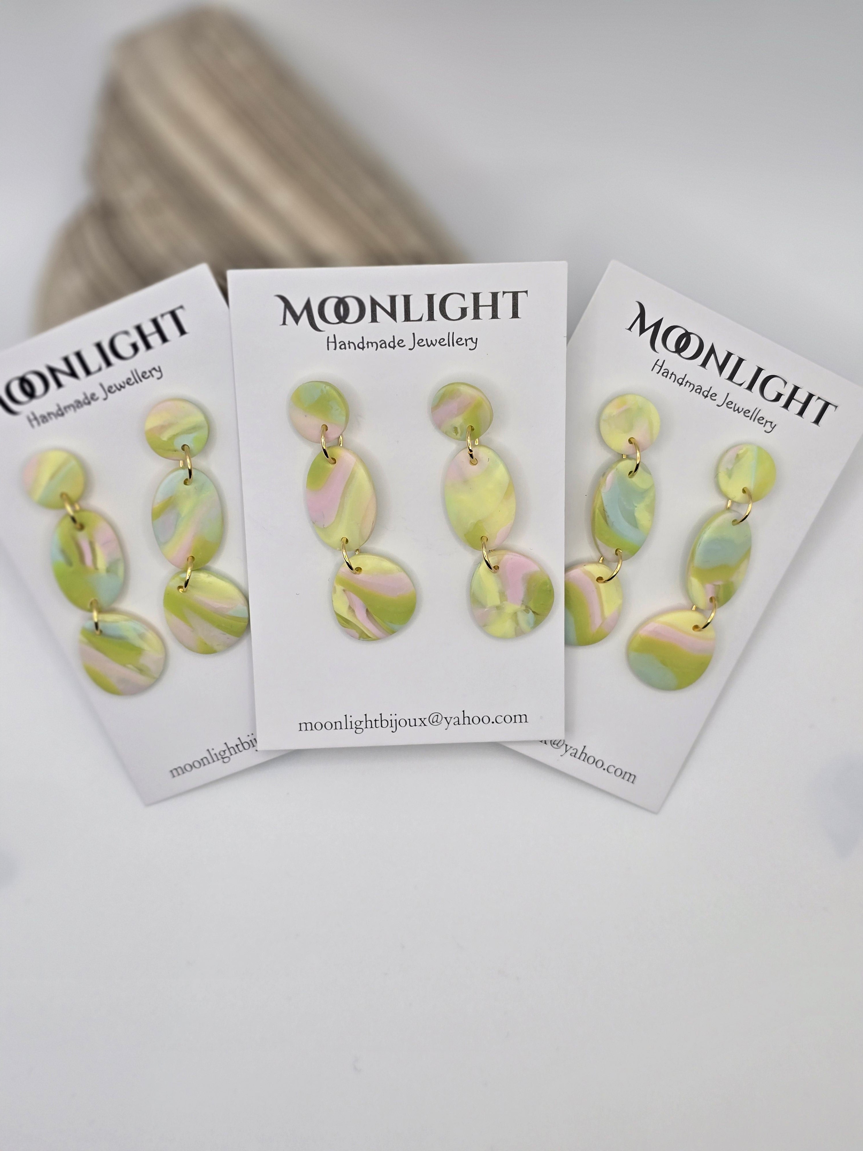 Translucent Marble - Earrings