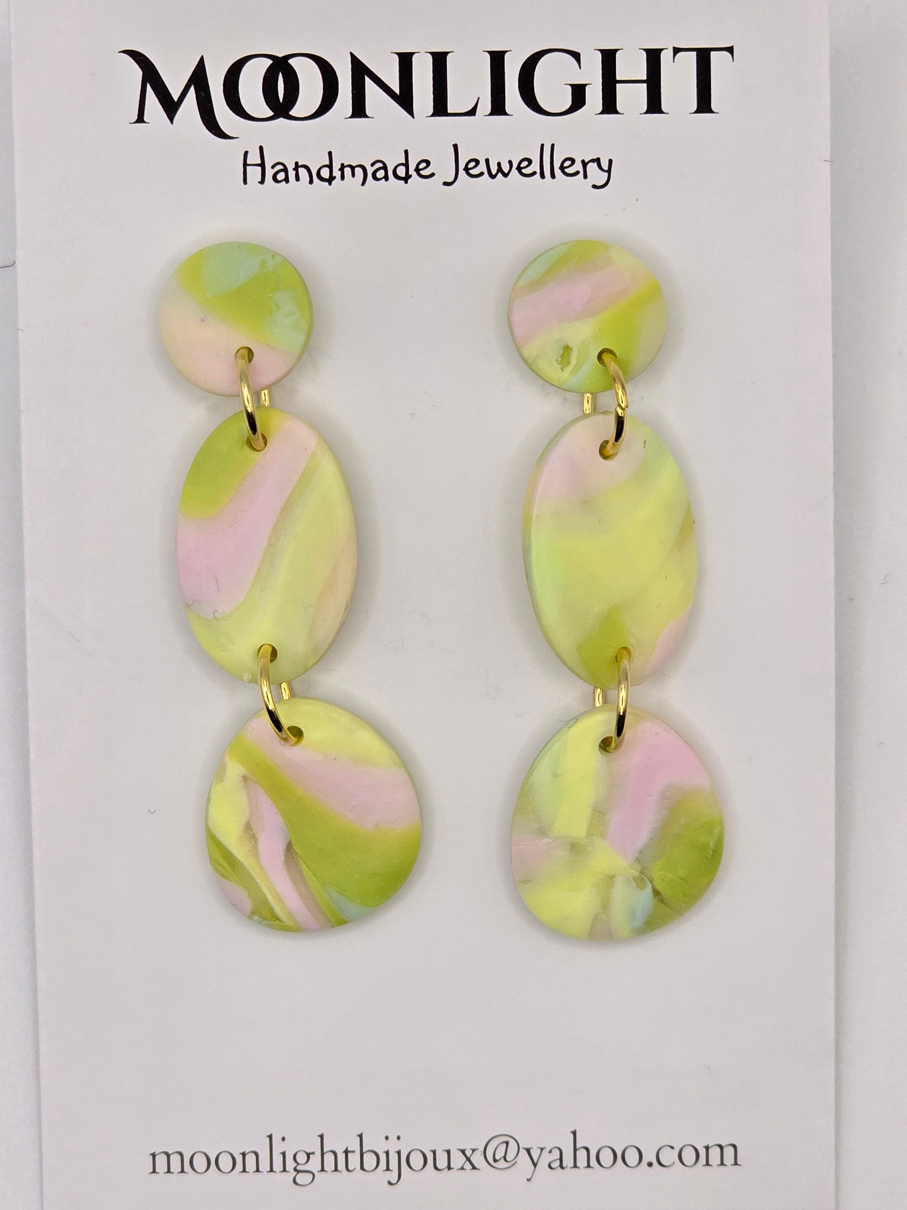Translucent Marble - Earrings