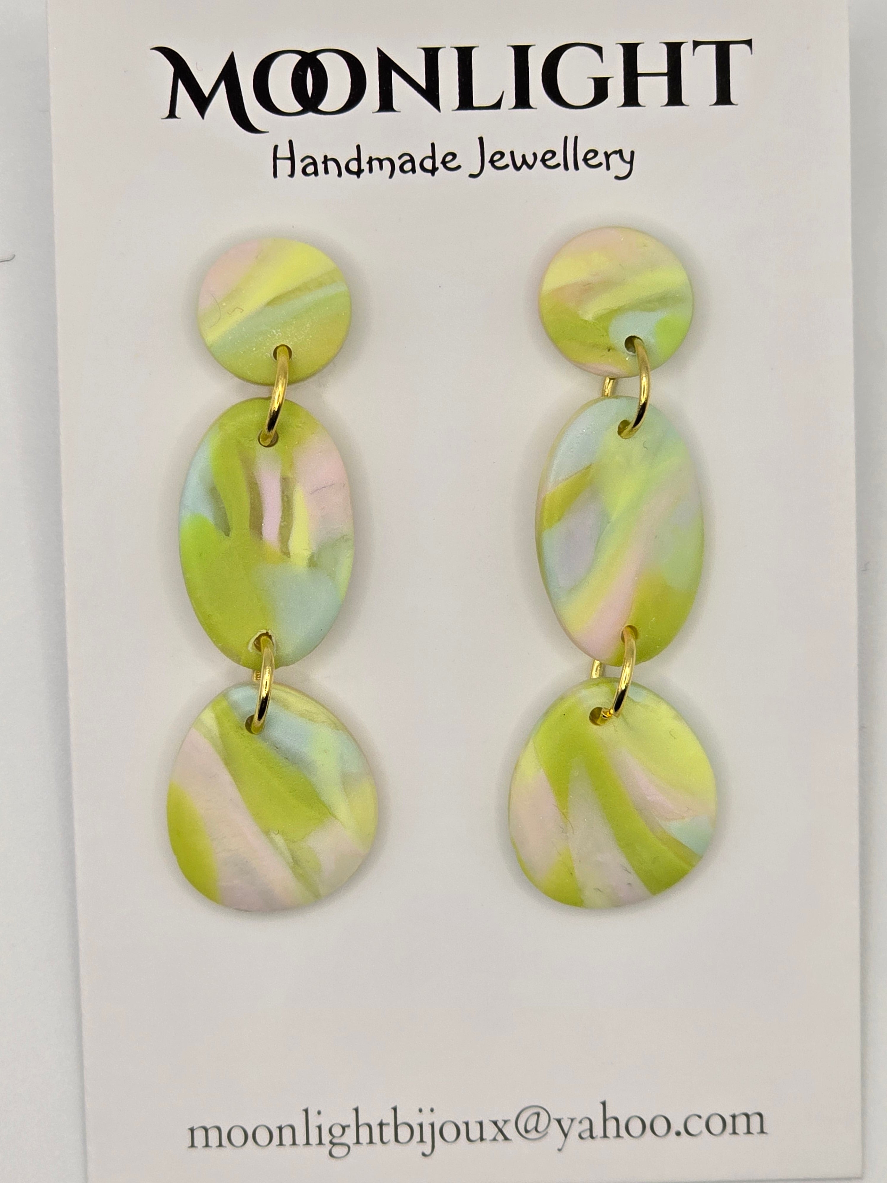 Translucent Marble - Earrings