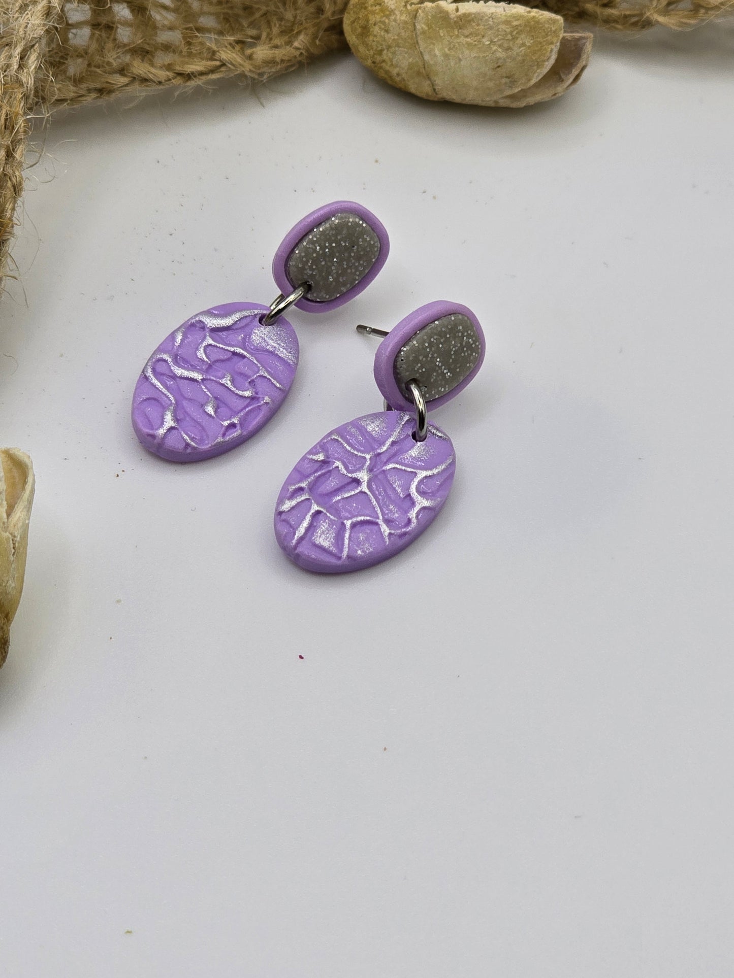 Luna Lilac Collection - Earrings (various shapes)