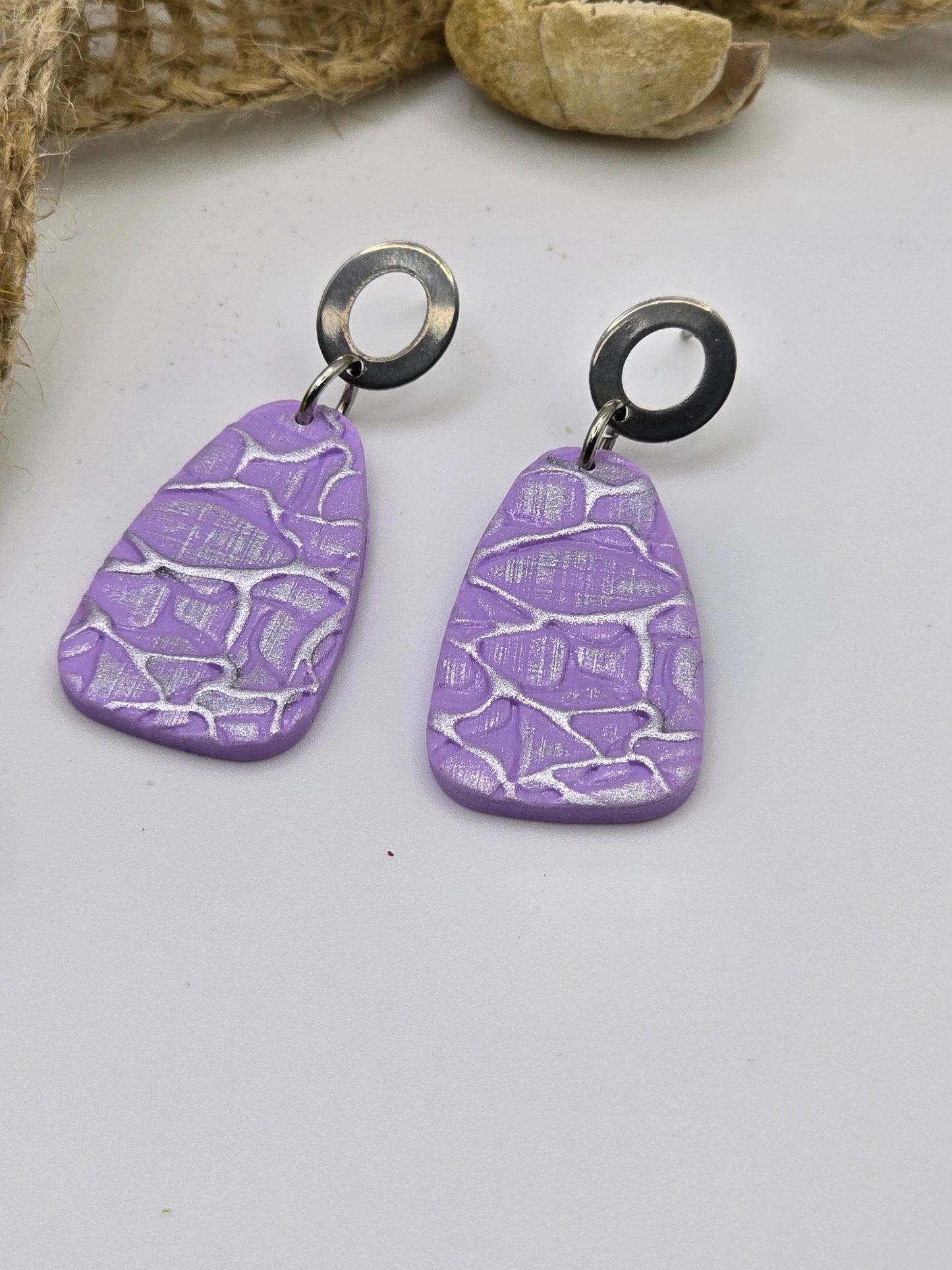 Luna Lilac Collection - Earrings (various shapes)