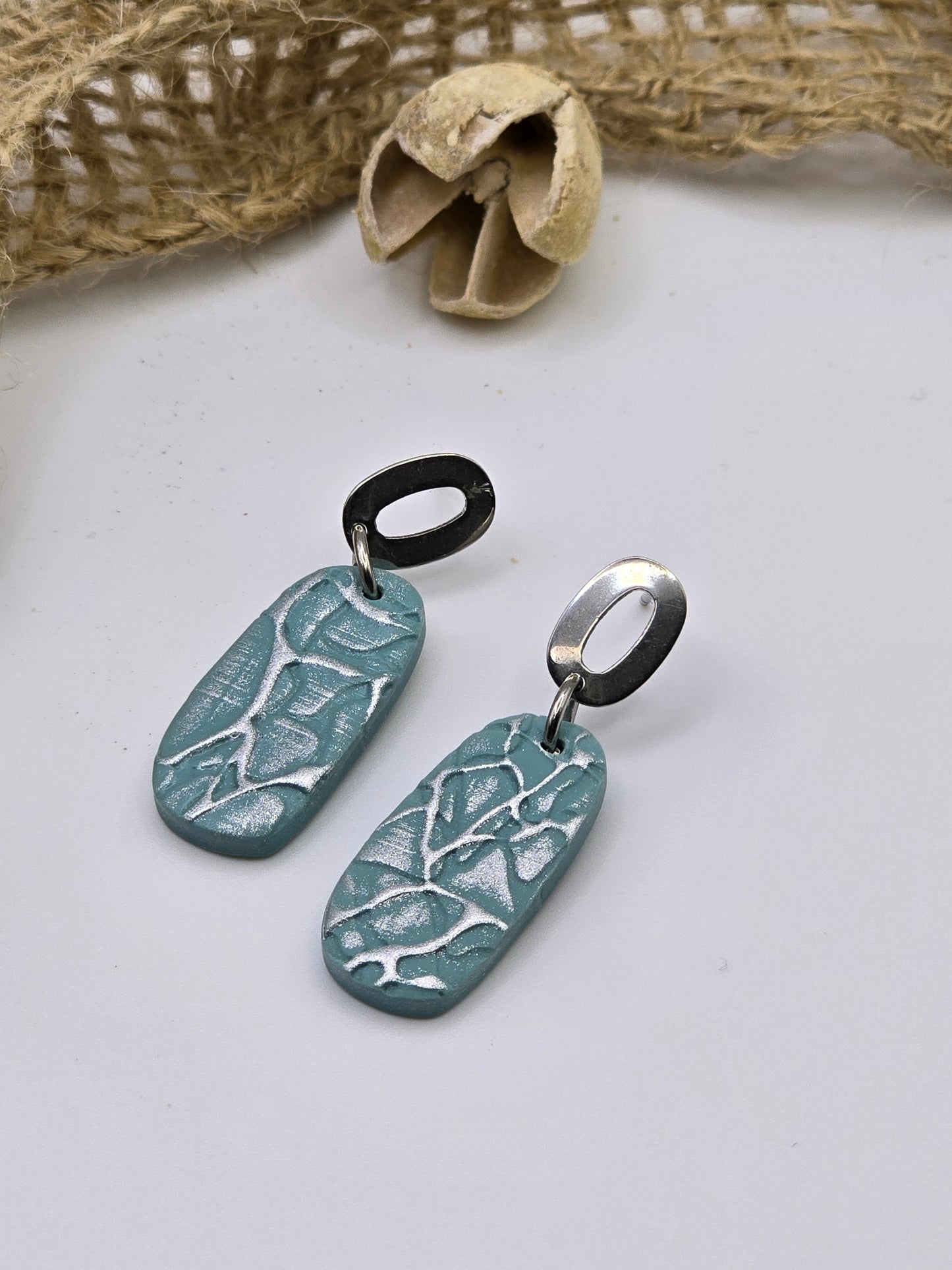 Luna Teal Collection - Earrings (various shapes)