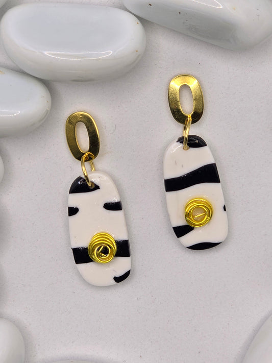 Zebra Collection - Earrings (various shapes)